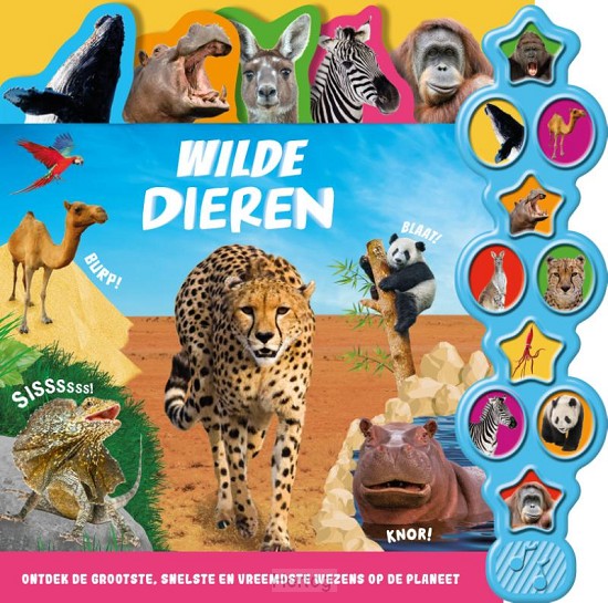 Wilde dieren -  geluidenboek