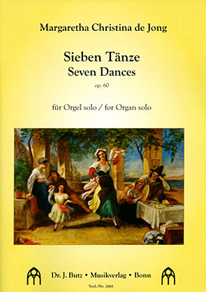Sieben Tänze für Orgel solo, op. 60 - Notenschrift
