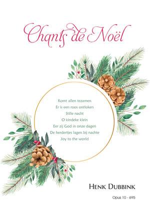 Chants de Noël - Notenschrift