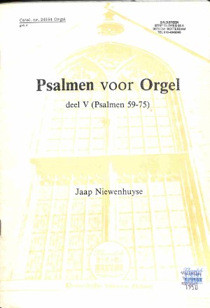 Psalmen voor orgel - deel 5: Psalm 59-75 - Tweedehands Klavar