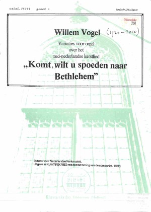 Komt, wilt u spoeden naar Bethlehem - Tweedehands Klavar